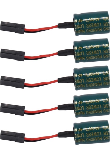 5 Adet 3300 Uf 16 V Gerilim Koruyucu A3 Uçuş Kontrol Alıcısı Kondansatör Koruyucu Fişli Rc Drones Için Futaba (Yurt Dışından)