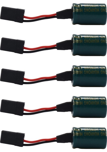 5 Adet 3300 Uf 16 V Gerilim Koruyucu A3 Uçuş Kontrol Alıcısı Kondansatör Koruyucu Fişli Rc Drones Için Futaba (Yurt Dışından)