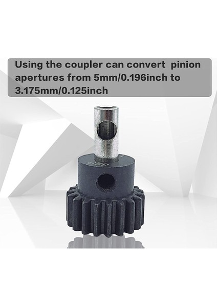 3 Adet Motor Aksı 3.17MM Ila 5mm Şaft Adaptör Kolu Üzerinde Değişim Rc Model Araba Tekne Uçak 3650 550 540 Motor (Yurt Dışından)