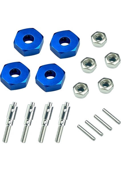 -P06 5mm 12MM Metal Birleştirici Tekerlek Hub Hex Adaptörü Ldrc -P06 P06 Unimog 1/12 Rc Kamyon Araba Yükseltme Parçaları (Yurt Dışından)