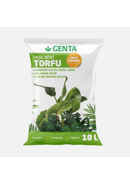 Yeşil Bitki Torfu 10 Lt
