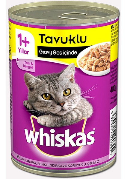 Tavuklu Konserve Kedi Maması 400 gr