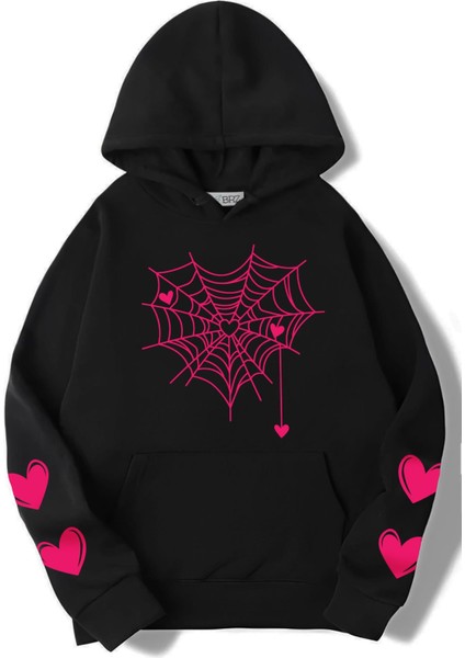 Brz Collection  Oversize Love Spider Hoodie