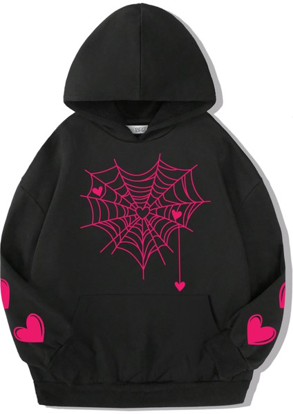 Çocuk Love Spider Hoodie