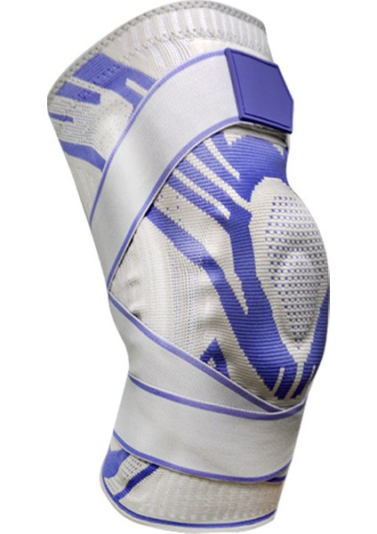 Bir Spor Dizlik Silikon Yaylı Çift Kayış Basınç Desteği Koruyucu Donanım (Yurt Dışından)