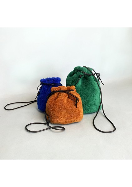 Çapraz Askılı Peluş Çanta