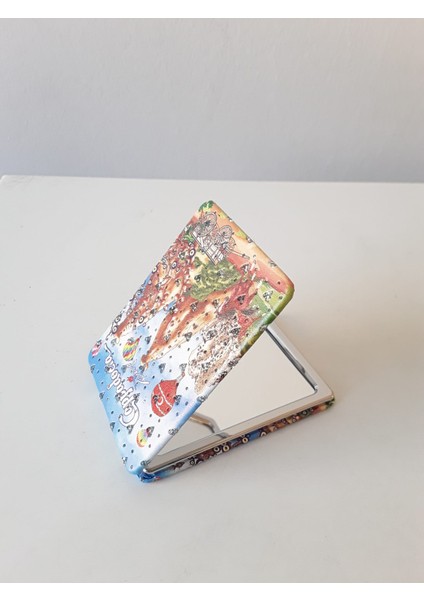 Şık Desenli, Taşlı, Çift Taraflı,dikdörtgen İNCE(6,50X8,50 Cm) Cep, Çanta, Makyaj Aynası fiyatları