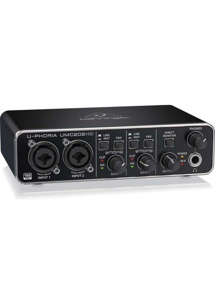 Umc202hd 24-bit/192khz 2x2 Usb Ses Kartı