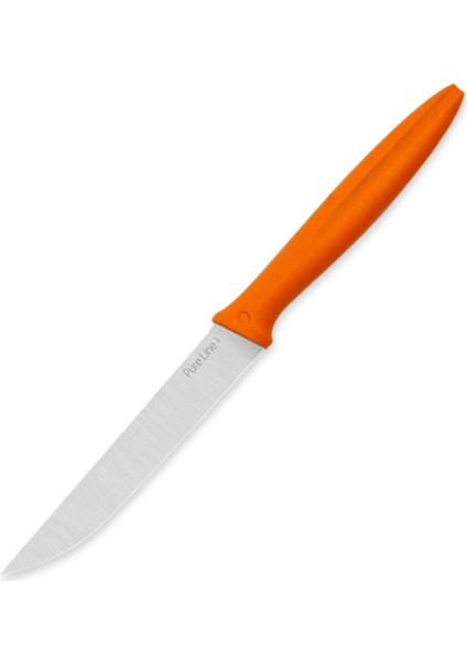 Pure Line Düz Sebze Bıçağı 12 cm Turuncu