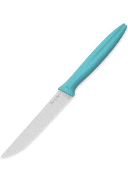 Pure Line Düz Sebze Bıçağı 12 cm Turkuaz