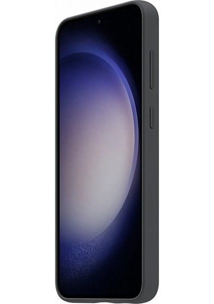 Galaxy S23 Plus Ince Kordonlu Silikon Kılıf - Siyah