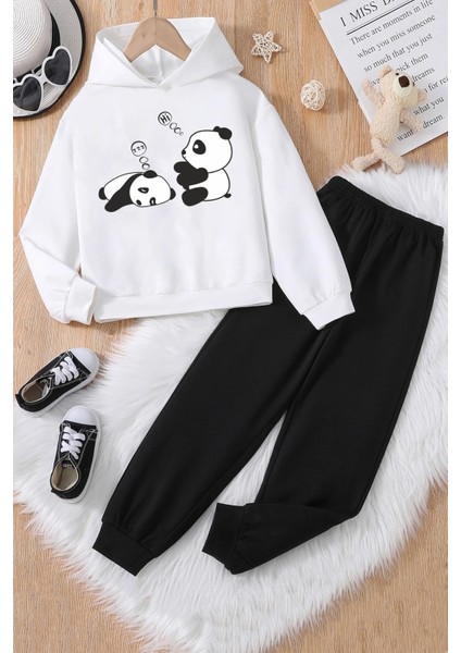 Only Trendwear Çocuk Sleep Panda Baskılı Eşofman Takımı