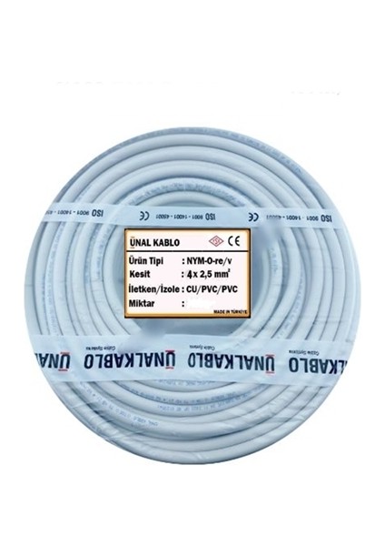 4x2.5 Nym - Antigron Kablo fiyatları