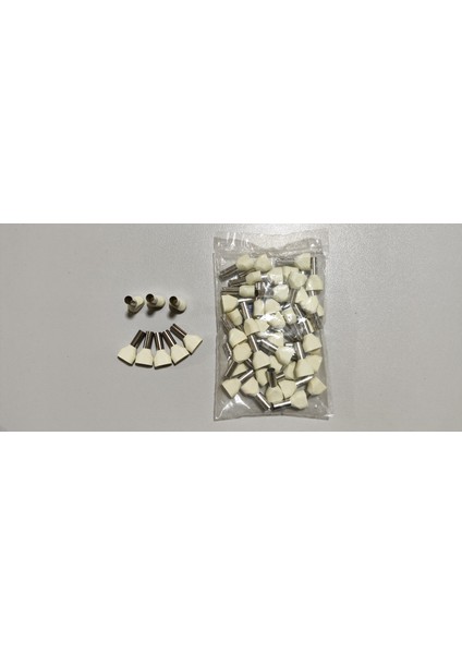 Yüksük 2X10MM Bej Çift Girişli - 50'li Paket