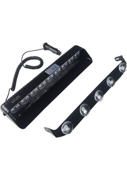Flaş LED Çakarlı 27W 9 LED Kırmızı-Mavi 8 Fonksiyonlu / LAPA175-1
