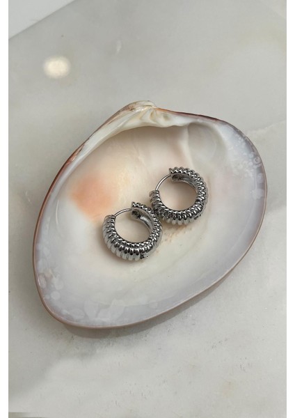 Tırtıklı Yuvarlak Halka Küpe(Iç Çapı 1cm) fiyatları