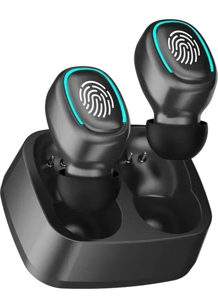 Kablosuz Bluetooth Kulaklık T1 Dokunmatik Kontrol Mini Kulaklıklar Hd Ses Kulakiçi Stereo Bas Hifi Kulaklık (Yurt Dışından)