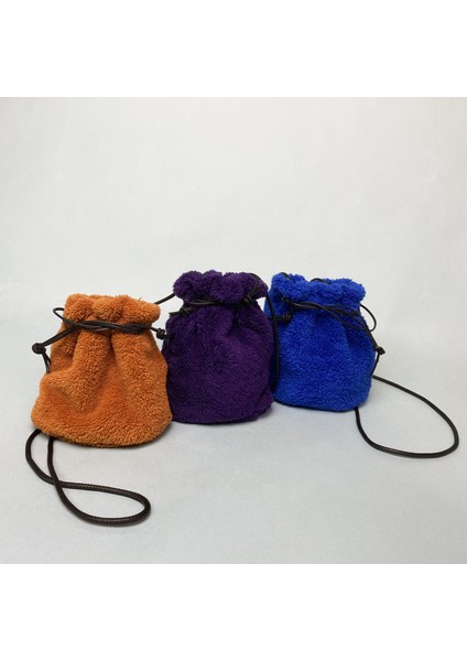 Çapraz Askılı Peluş Çanta