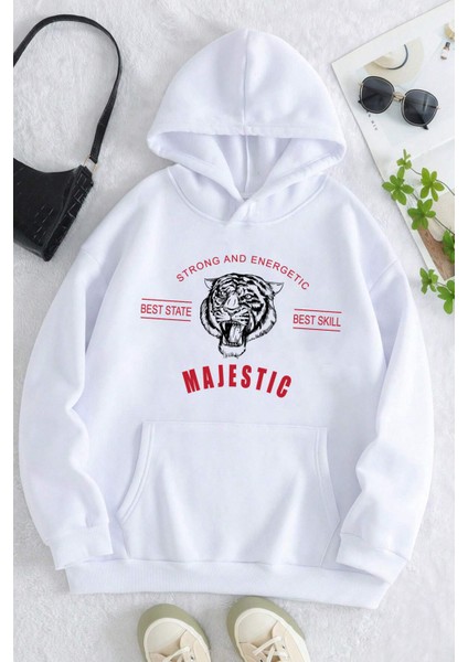 Uygun Tarz Siyah Saturn Sweatshirt