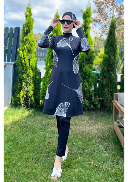 Likralı Tam Kapalı Tesettür Mayo 2208 Beyaz Rümeysa fiyatları