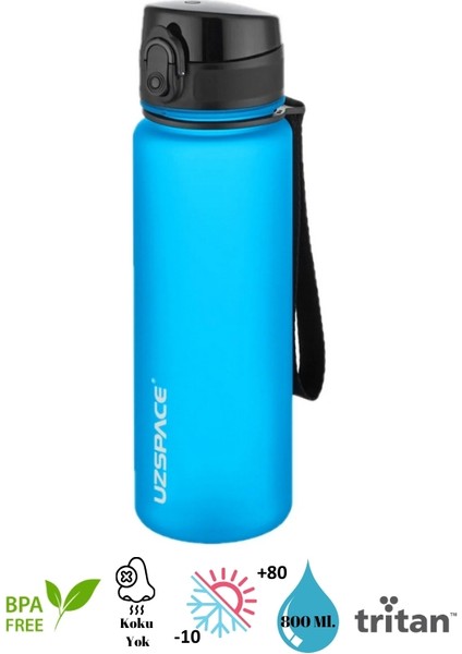 Soft Touch Tritan Su Matarası - 800ML