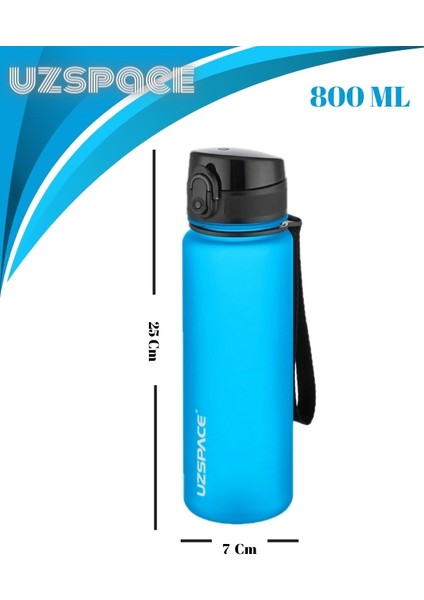 Soft Touch Tritan Su Matarası - 800ML