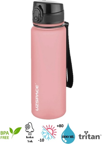 Soft Touch Tritan Su Matarası - 800ML