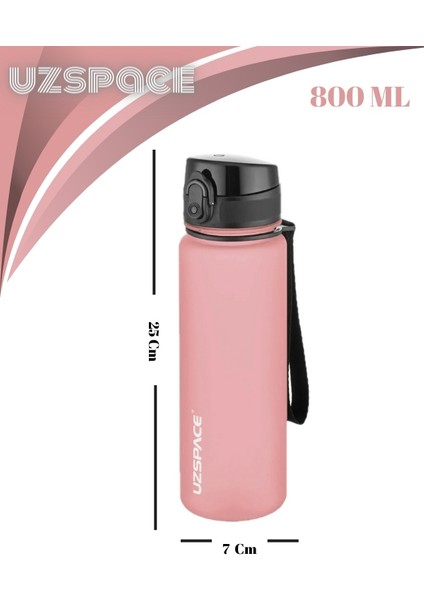 Soft Touch Tritan Su Matarası - 800ML fiyatları