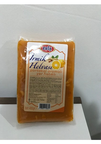 Irmik Helvası Portakalı ve Yer Fıstıklı 400GR