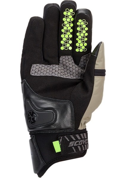 Motosiklet Eldiveni Deri ve Cordura Reflektörlü Su Geçirmez Özel Iç Mebran Dirençli Motor Eldiveni modelleri