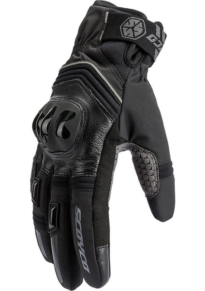 Motosiklet Eldiveni Deri ve Cordura Reflektörlü Su Geçirmez Özel Iç Mebran Dirençli Motor Eldiveni