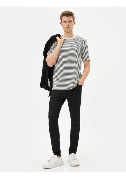 Skinny Fit Kot Pantolon Michael Jean