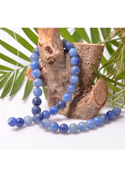 Mavi Aventurin Taşı Dizi - 10 mm