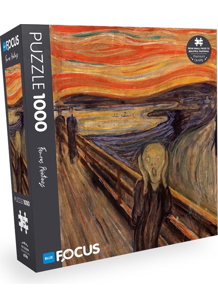 1000 Parça Puzzle - The Scream (Çığlık)