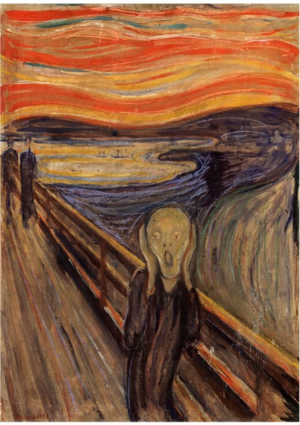 1000 Parça Puzzle - The Scream (Çığlık) fiyatları