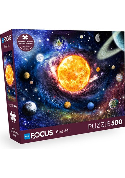 500 Parça Puzzle - Solar System (Güneş Sistemi)