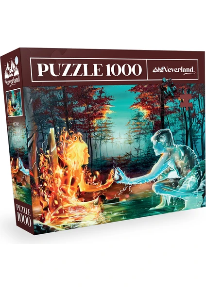 1000 Parça Puzzle - Fıre And Water (Ateş ve Su)