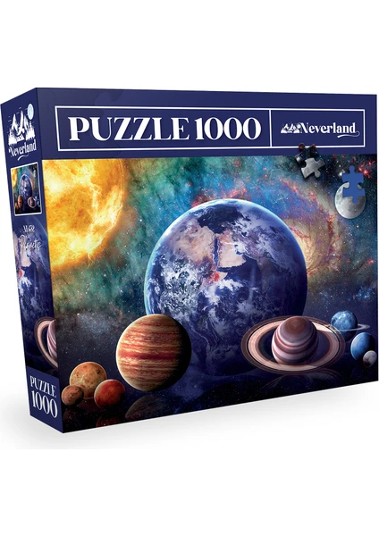 1000 Parça Puzzle - Planets (Gezegenler)