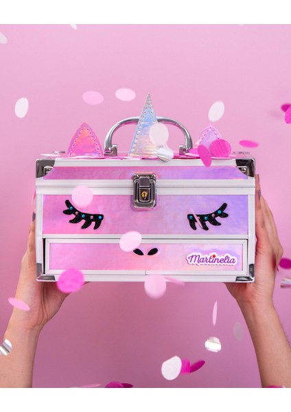 Martınelıa Unıcorn Büyük Boy Pırıltılı Makyaj Seti