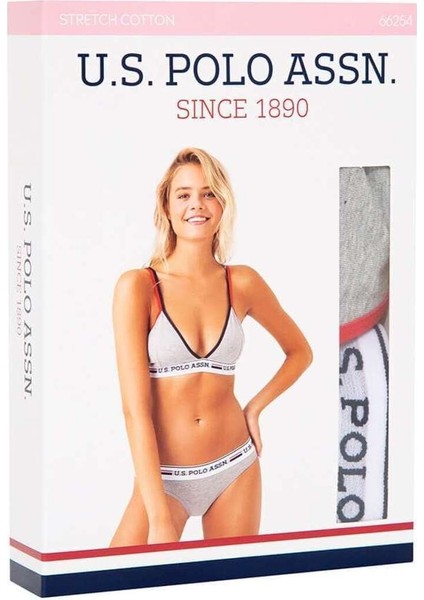 Pamuklu & Likralı, Polo Baskılı, Ince Askılı, Kadın Iç Çamaşırı Takımı 66254 modelleri