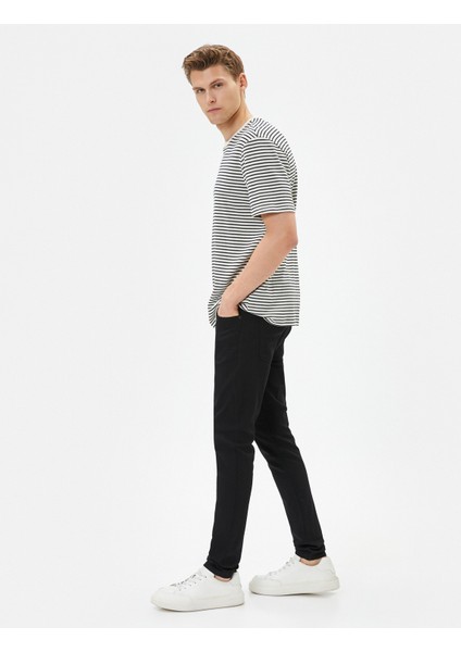 Skinny Fit Kot Pantolon Michael Jean