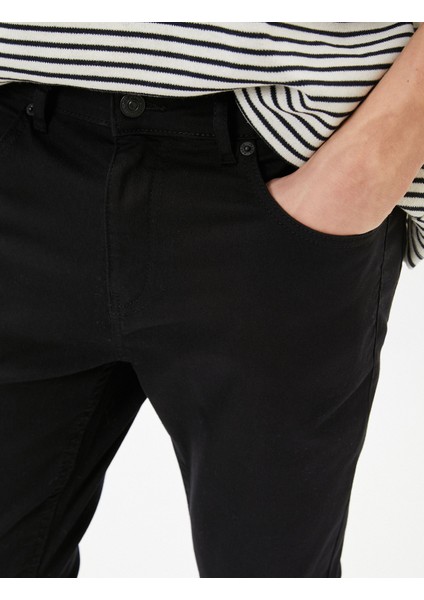 Skinny Fit Kot Pantolon Michael Jean