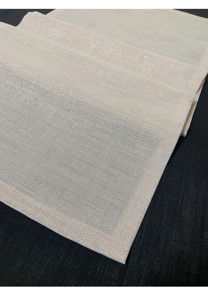 Polyester Keten Simli Runner Pembe 40X150CM fiyatları