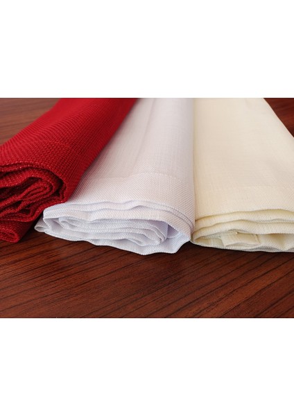Polyester Keten Simli Runner Siyah 40X150CM