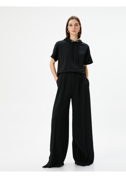 Kapşonlu Sweatshirt Kısa Kollu Regular Fit fiyatları