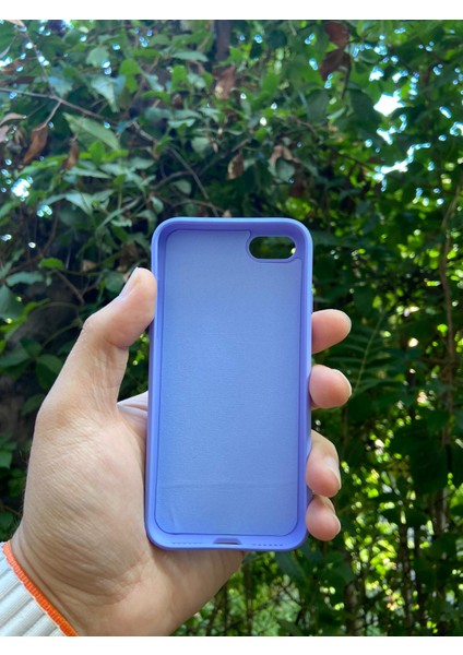 Meri Case Apple iPhone 7 ve 8 Uyumlu Logolu Içi Kadife Lansman Kılıf Arka Kapak