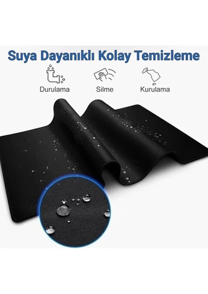 SonicTouch UltraGrand Derin GS Taraftar 1905 Dikişsiz Xxl Gamer Oyuncu Sarı Kırmızı Klavye Mouse Pad 40x90Cm