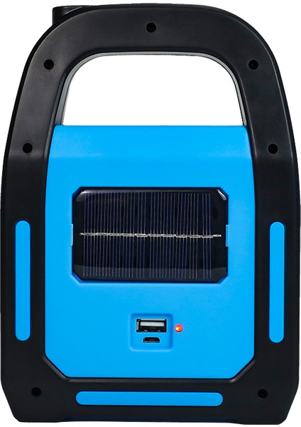 HB-9707A-2 3 Kademeli USB Çıkışlı Şarj Edilebilir Solar Lamba