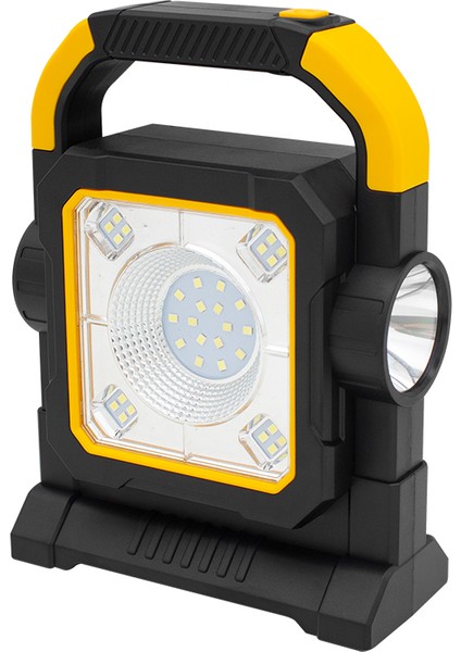 HC-7078-C 3 Çalışma Modlu Cob Ledli Solar Taşınabilir Şarjlı Solar Lamba