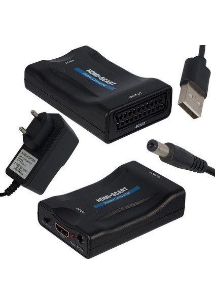 XML Dünyası Powermaster PM-18587 HDMI To Scart Çevirici Adaptör